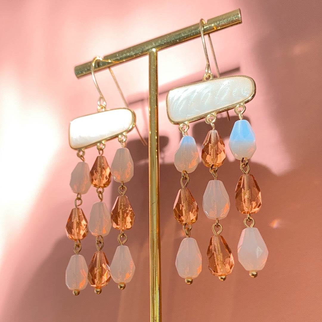 Exemple de création : Boucles d'oreilles Sofia – tuto Perles Corner