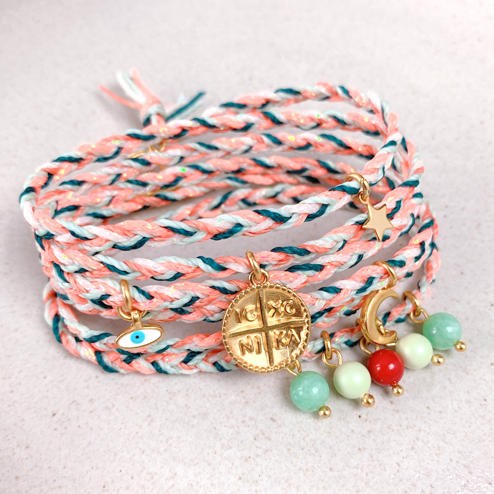 Exemple de création : Bracelet d'amitié – tuto Perles Corner