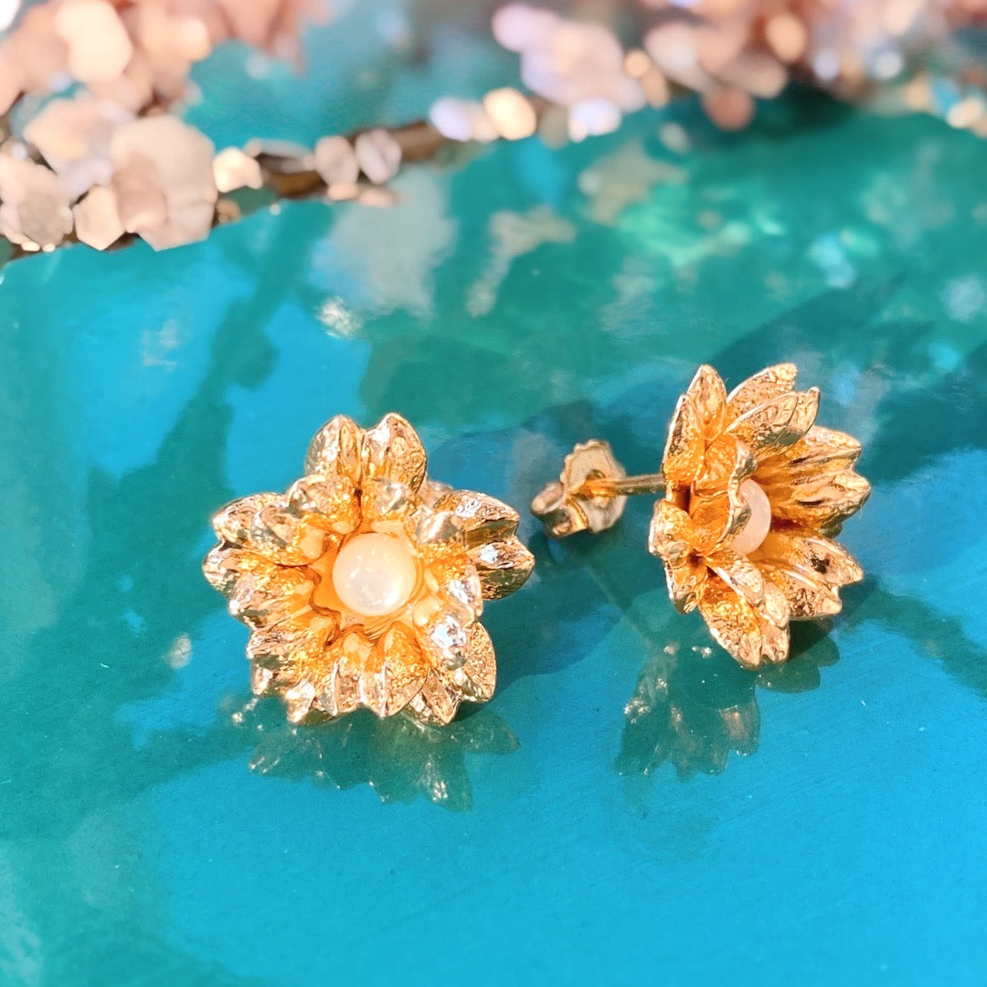Exemple de création : Boucles Roses – tuto Perles Corner