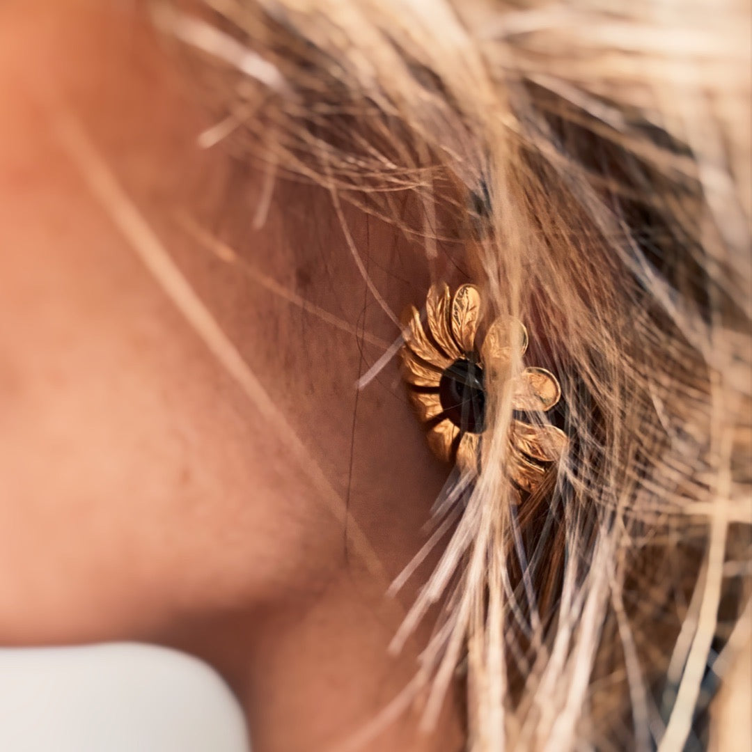 Exemple de création : Boucles Marguerite – tuto Perles Corner