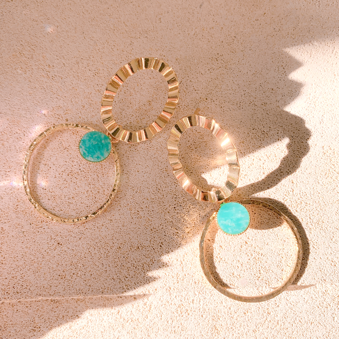 Exemple de création : Boucles Coralie – tuto Perles Corner