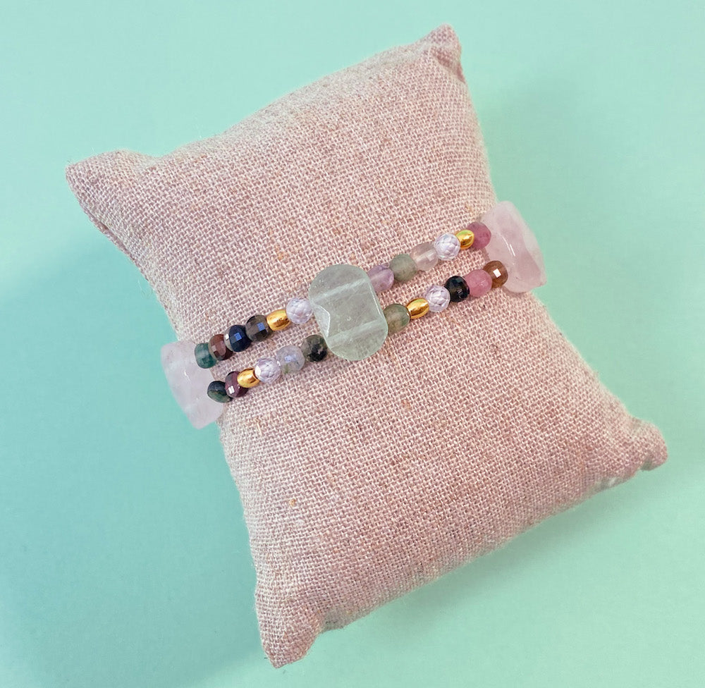 Exemple de création : Bracelet en Pierres Naturelles Unique et Personnalisé – tuto Perles Corner