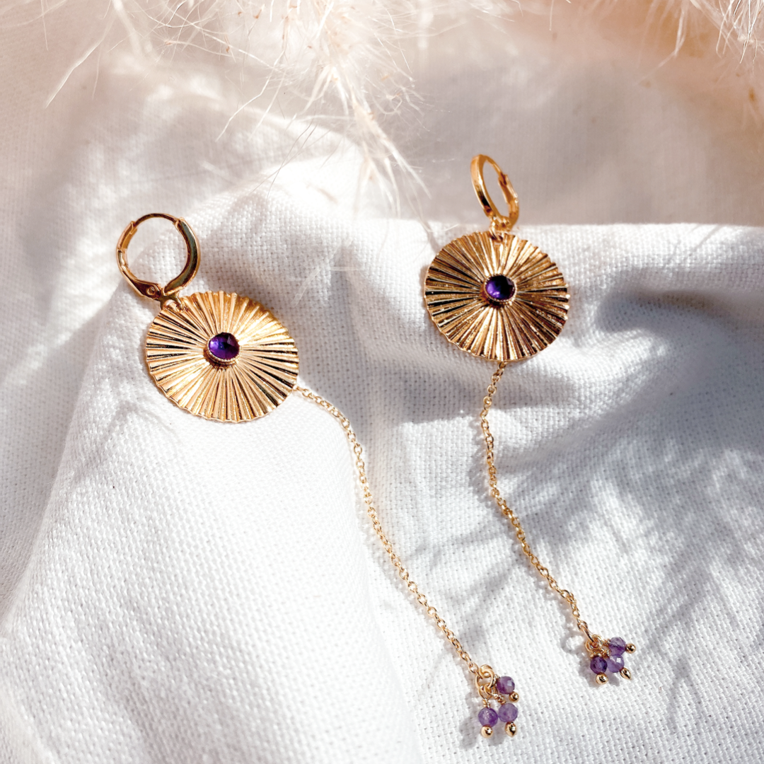 Exemple de création : Boucles Lise – tuto Perles Corner