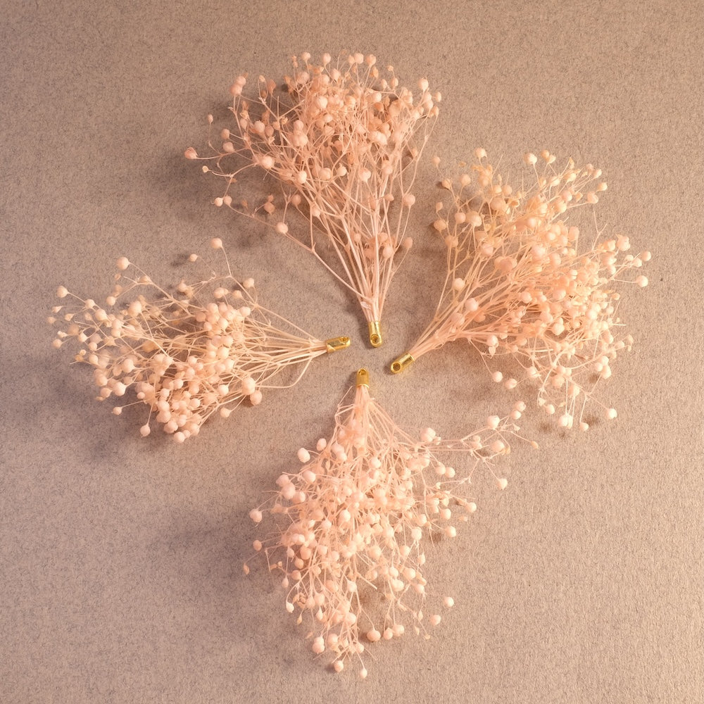 Pendentifs Broom bloom Fleurs stabilisées Perles Corner