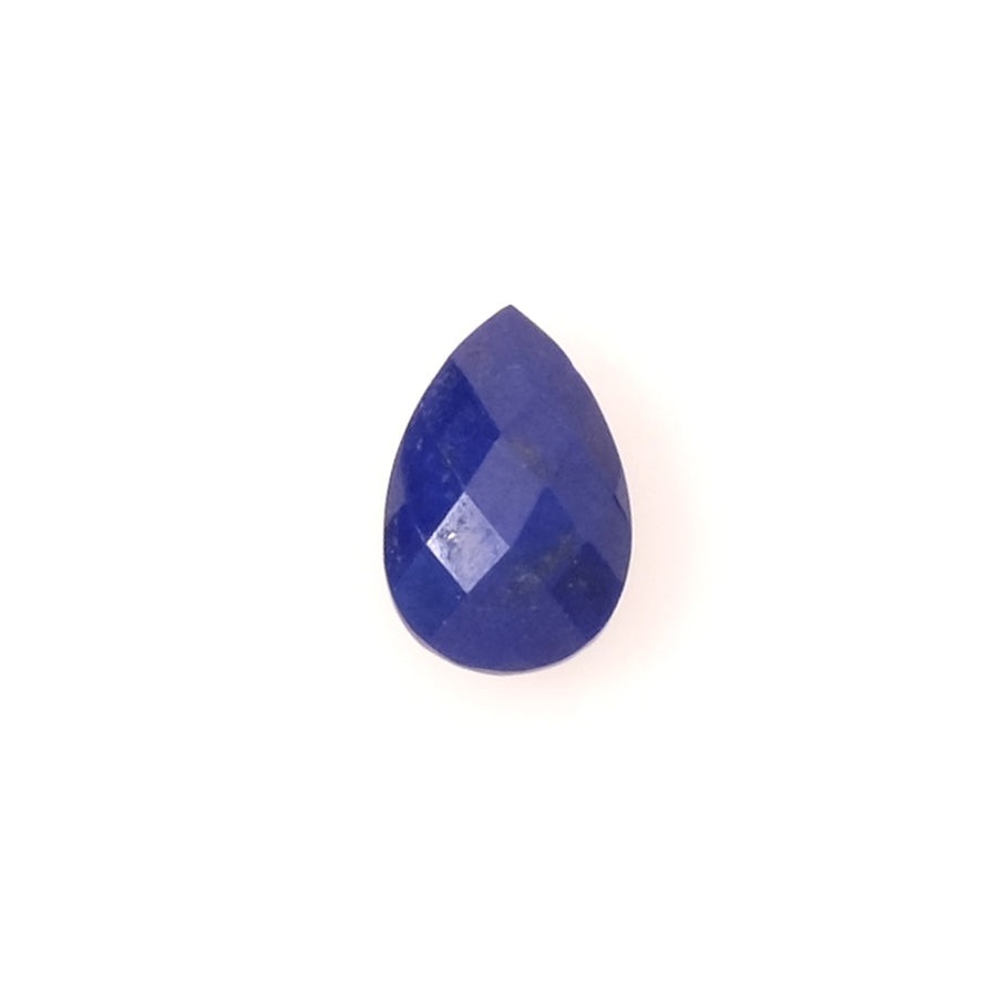 Perle goutte facettée 15 x 10mm en pierre naturelle Lapis Lazuli