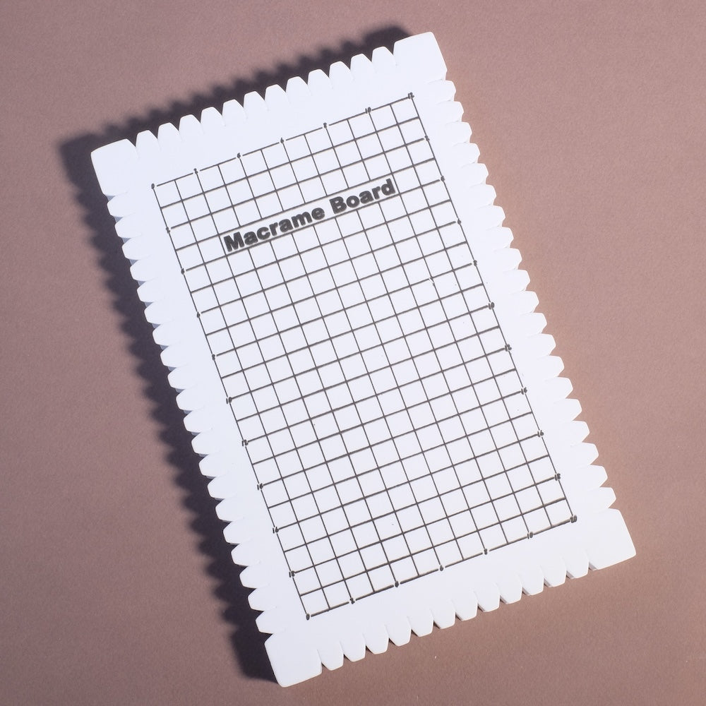 Plateau planche à macramé