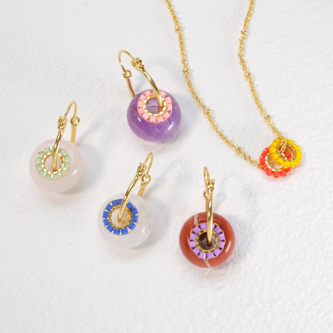 Exemple de création : Boucles d'oreilles Bobbies Miyuki – tuto Perles Corner