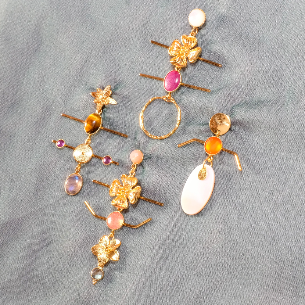 Exemple de création : Boucles d'oreilles Mobiles – tuto Perles Corner