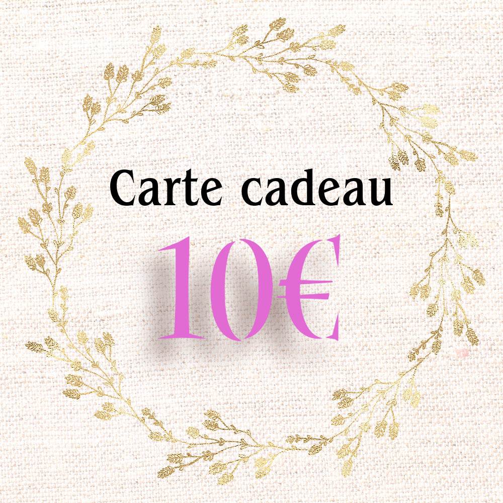 10€ - La Carte Cadeaux Perles Corner