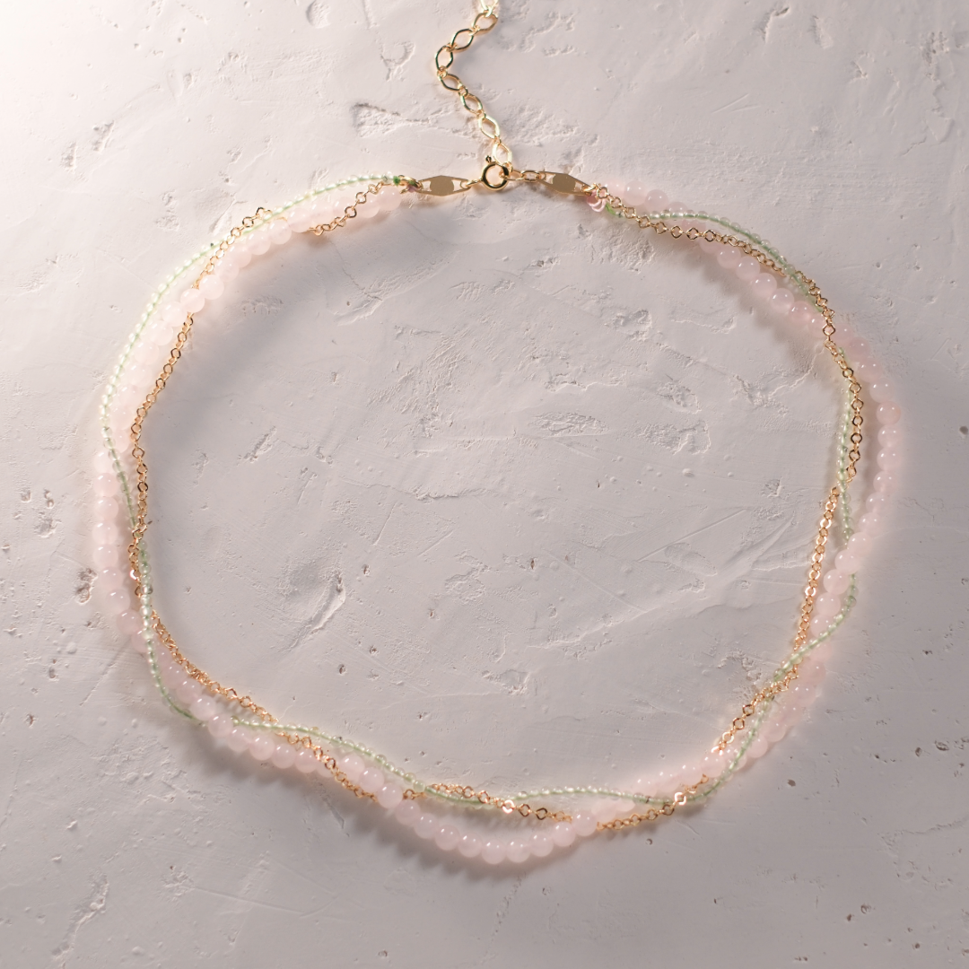 Exemple de création : Bracelet Tressé Perles & Chaîne – tuto Perles Corner