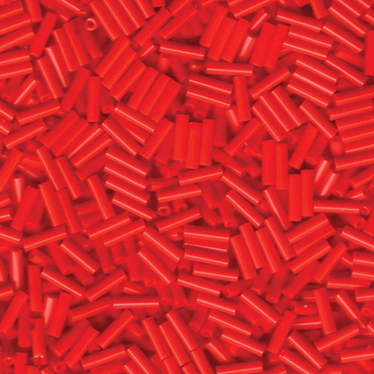 Perles Miyuki Bugles 6 mm rouge opaque BGL2-9408