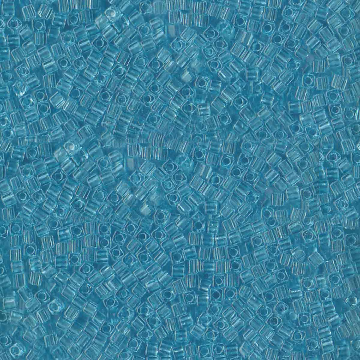 Perles Miyuki Cube 1,8 mm aqua transparent SB0148