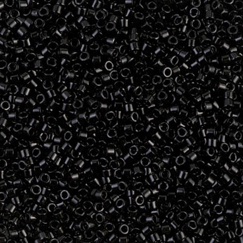 Perles Miyuki Delica 11/0 noir DB0010