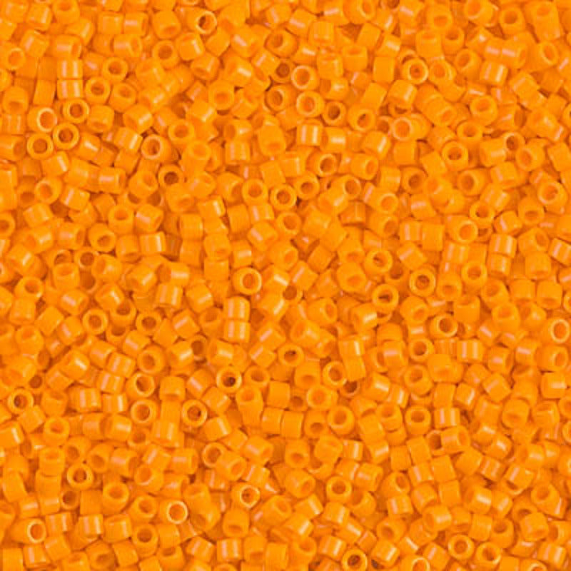Perles Miyuki Delica 11/0 mandarine opaque DB1133