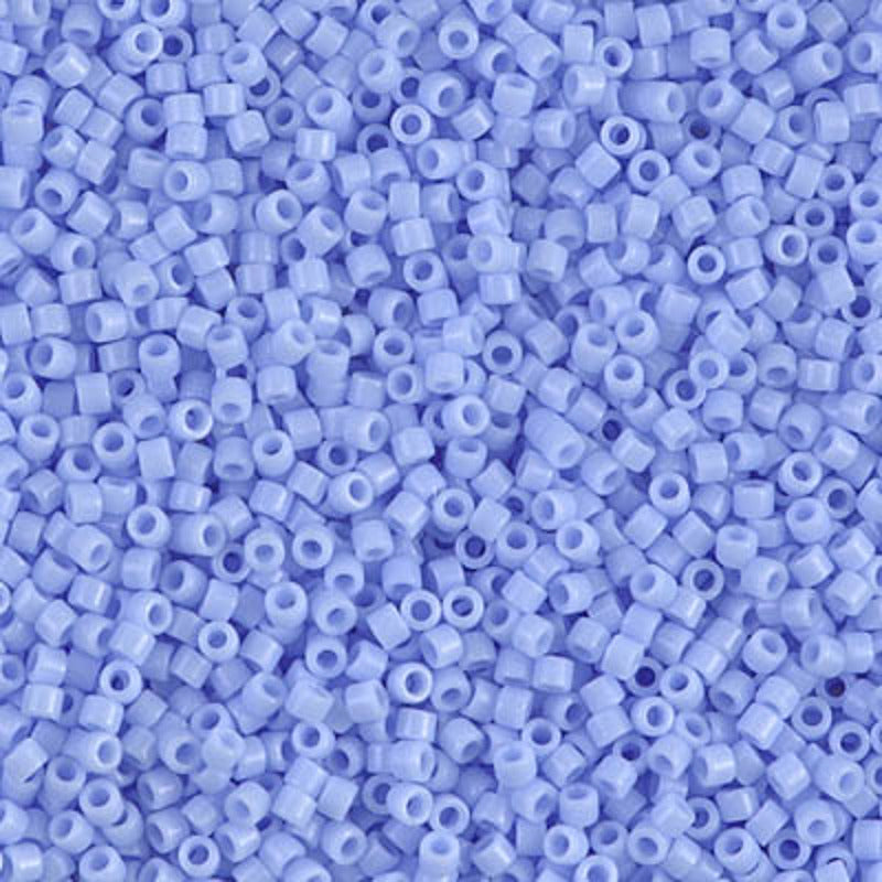 Perles Miyuki Delica 11/0 bleu agate opaque DB1137