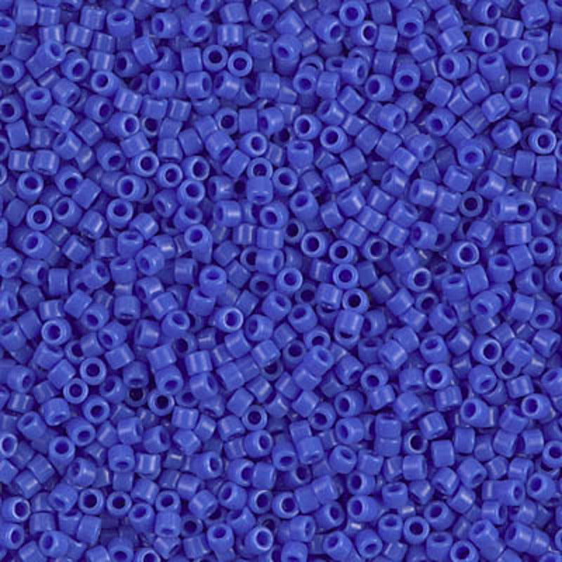 Perles Miyuki Delica 11/0 bleu cyan opaque DB1138