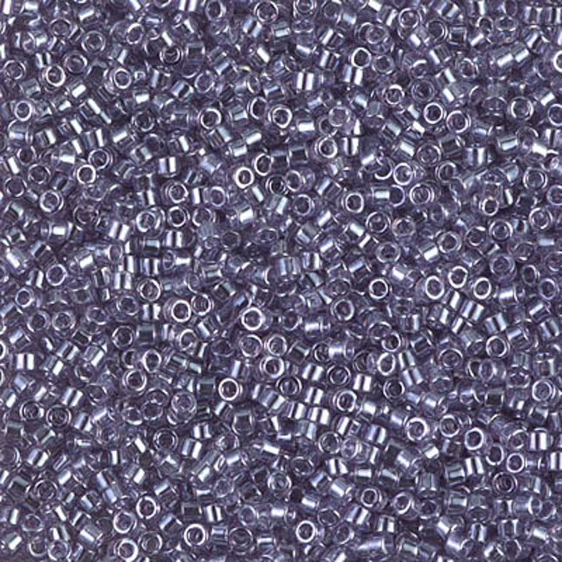 Perles Miyuki Delica 11/0 améthyste clair transparent lustré DB1225