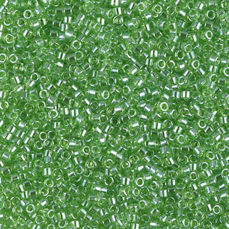 Perles Miyuki Delica 11/0 citron vert transparent lustré DB1226