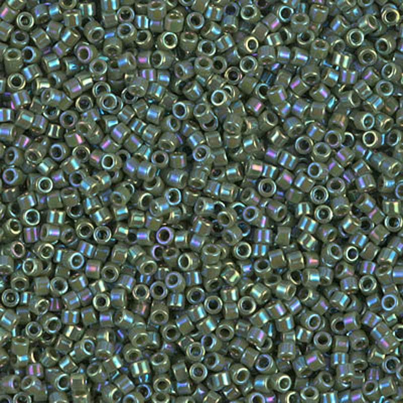 Perles Miyuki Delica 11/0 avocat opaque AB DB1575