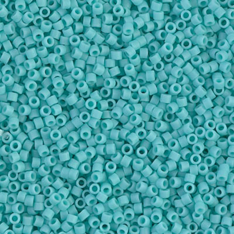 Perles Miyuki Delica 11/0 opale de mer opaque mat DB1586