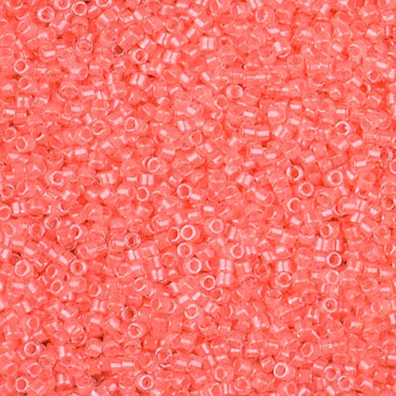 Perles Miyuki Delica 11/0 rose flamant lumineux DB2034