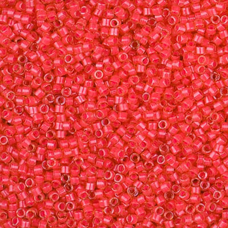 Perles Miyuki Delica 11/0 rouge coquelicot lumineux DB2051