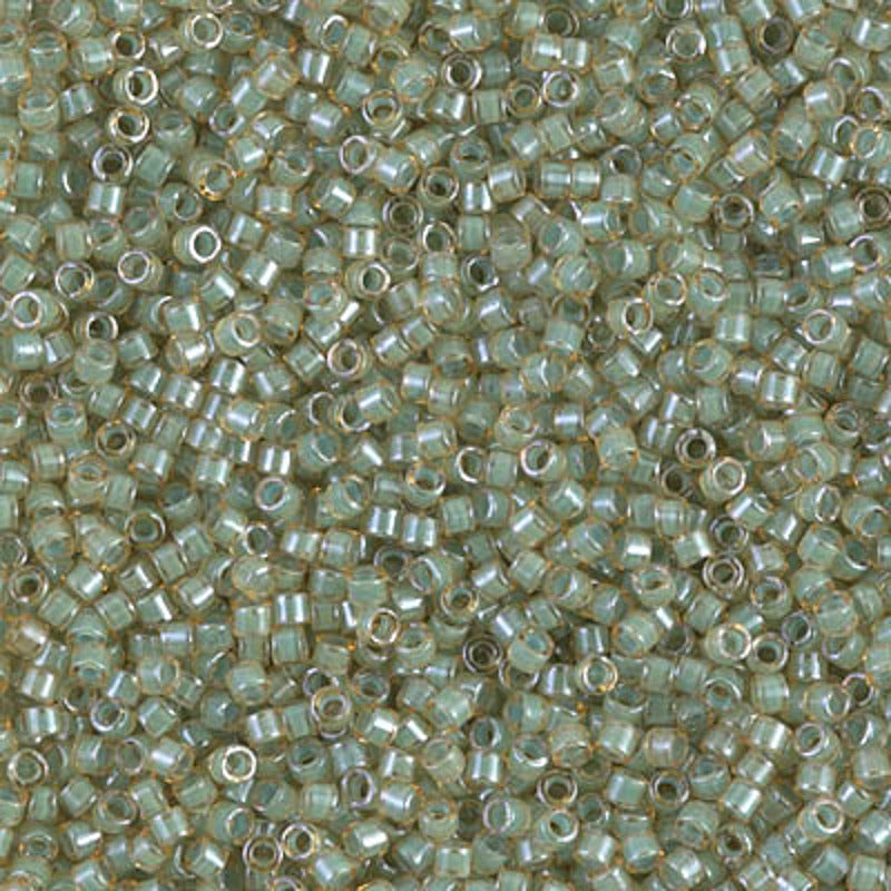 Perles Miyuki Delica 11/0 vert asperge lumineux DB2052