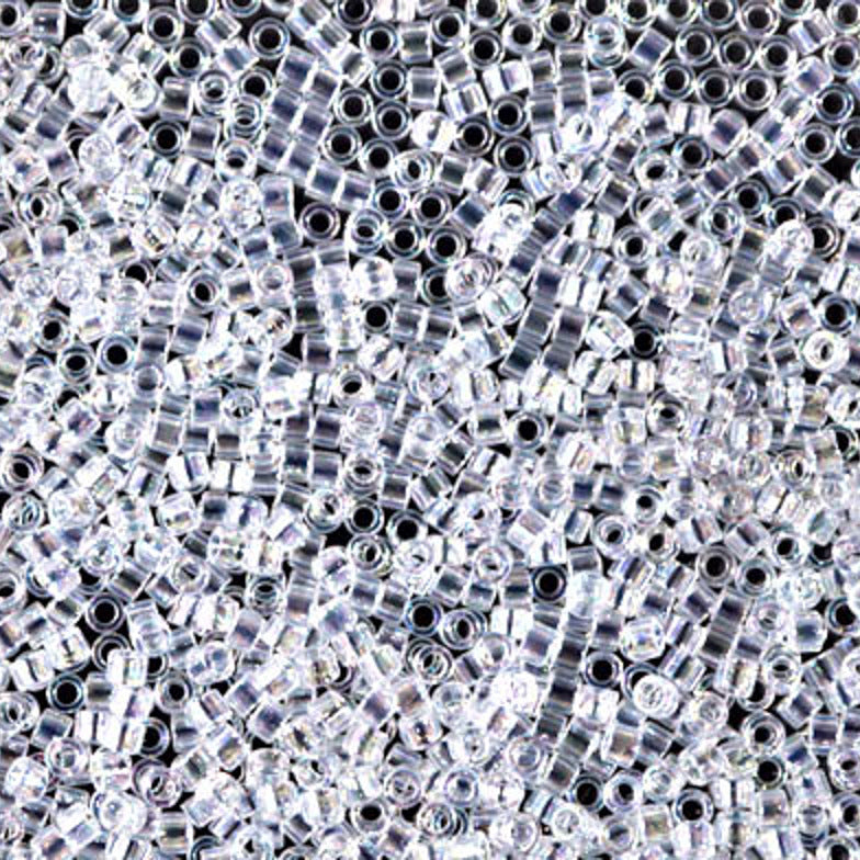 Perles Miyuki Delica 11/0 cristal AB DB0051
