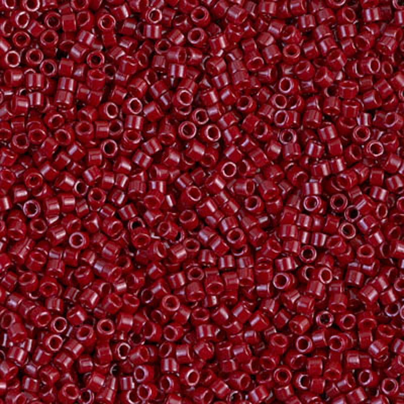 Perles Miyuki Delica 11/0 canneberge opaque teinté DB0654