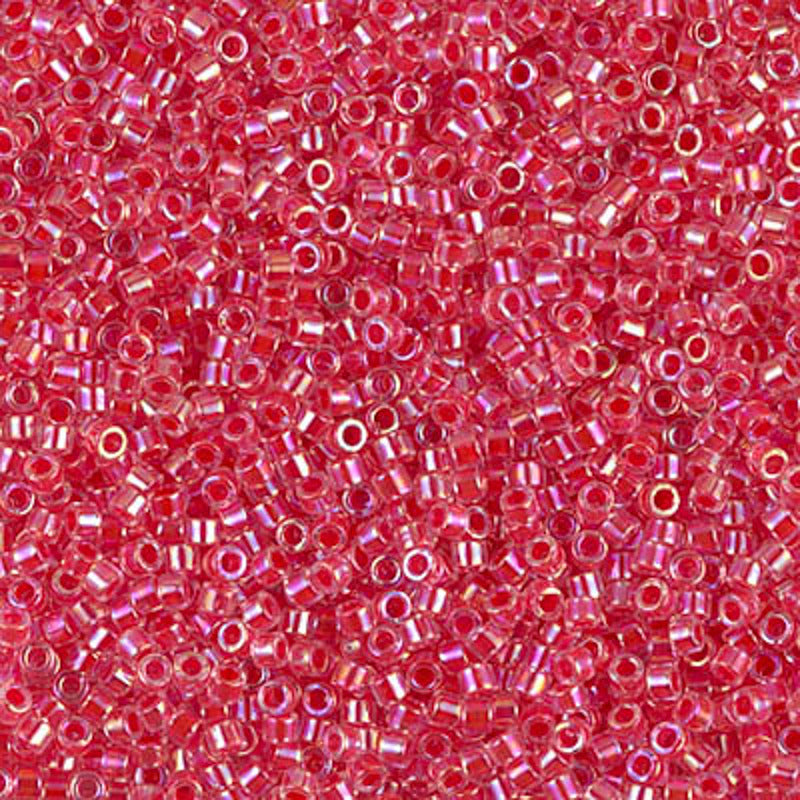 Perles Miyuki Delica 11/0 doublé vieux rose foncé AB DB0075