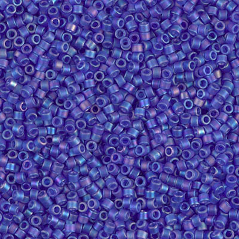 Perles Miyuki Delica 11/0 cobalt mat AB DB0864