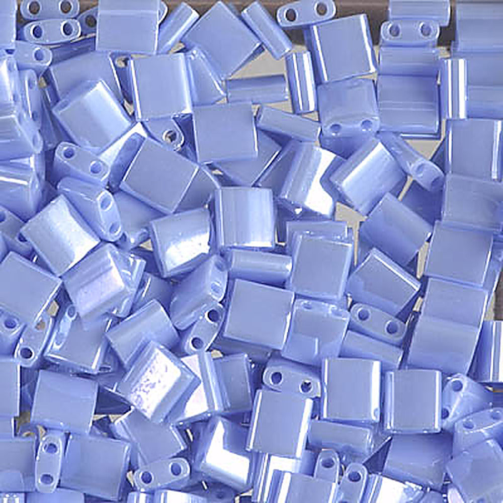 Perles Miyuki Tila 5 mm bleu pervenche clair opaque lustré TL-0446