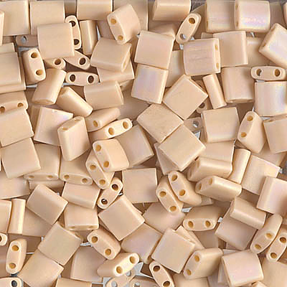 Perles Miyuki Tila 5 mm poire opaque mat AB TL-0493FR