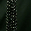Vidéo du fil de perles rondes facettées 4 mm en tourmaline noire naturelle, éclat brillant