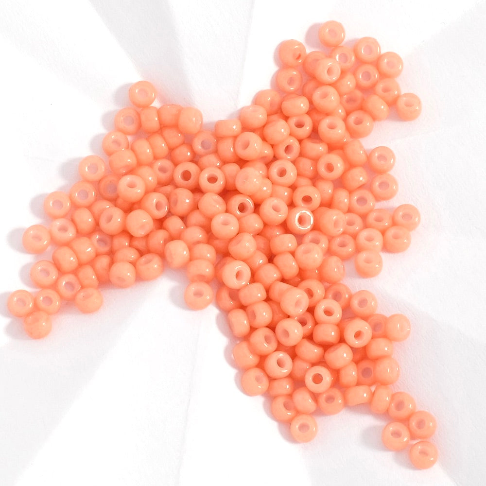 5 grammes de perles Miyuki Rocailles 8/0  N°462 rose saumon