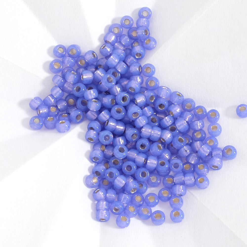 5 grammes de perles Miyuki Rocailles 8/0  N°649 violet