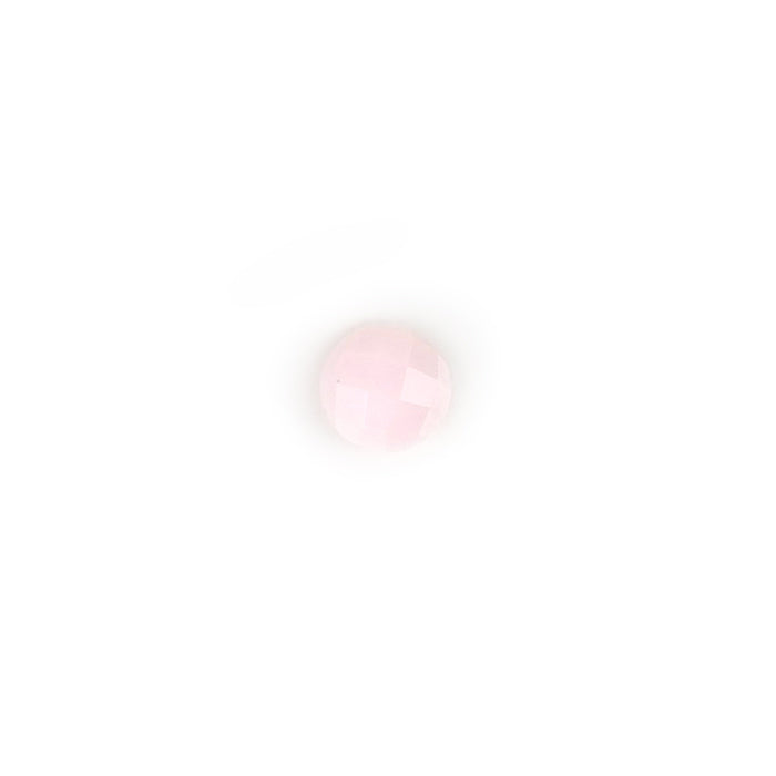 Cabochon Facetté en pierre naturelle Rond 6mm Pink Opale