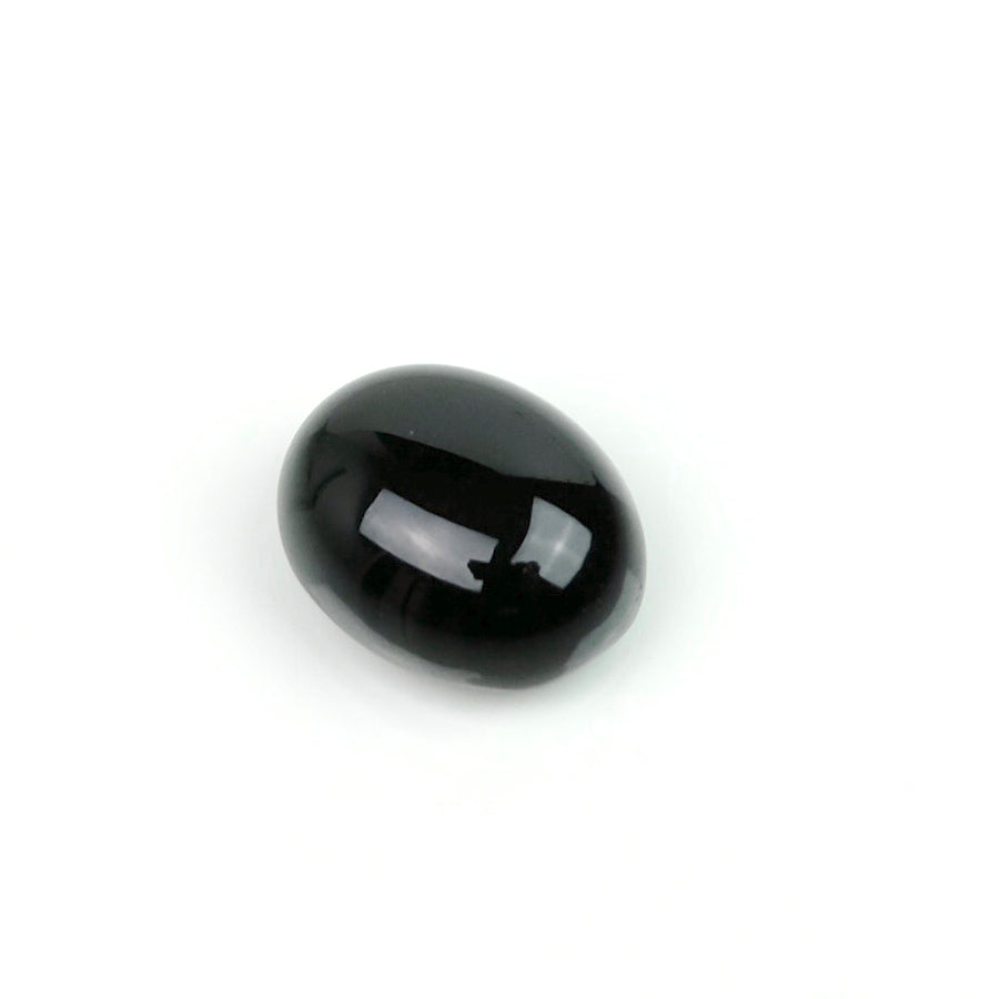 Cabochon pierre naturelle Ovale 8 x 10mm Onyx noir