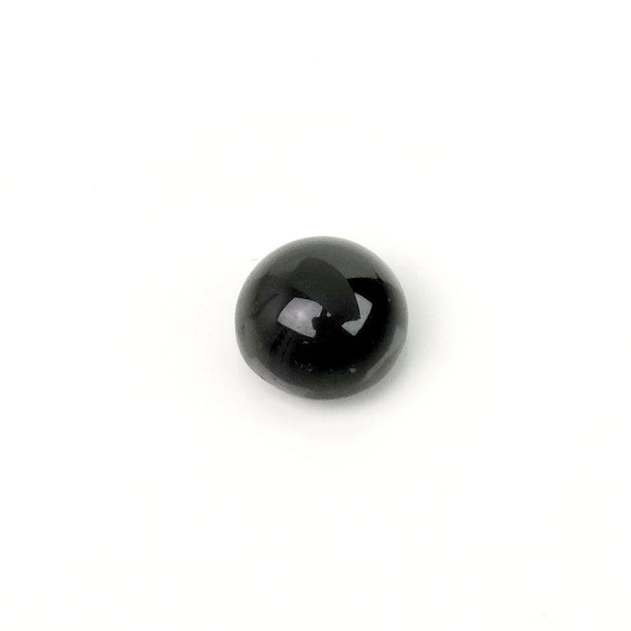 Cabochon pierre naturelle rond 7mm Onyx noir