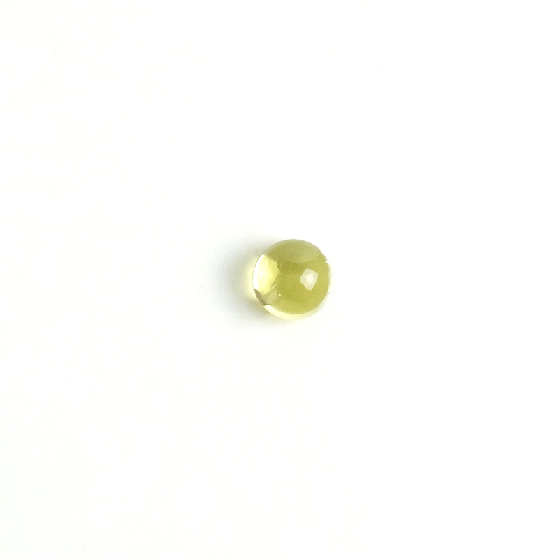 Cabochon pierre naturelle Rond 6mm Quartz citron Doré vert