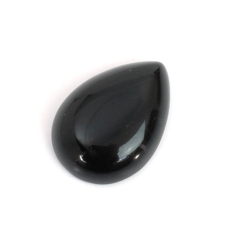 Cabochon pierre naturelle Goutte 25 x 18mm Obsidienne