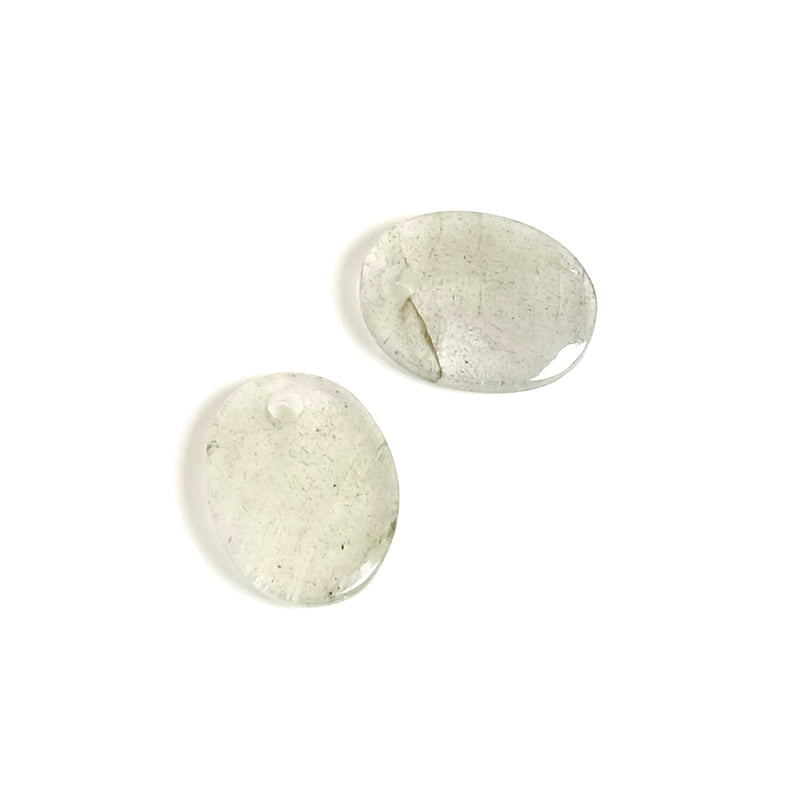 Pendentif Ovale 8x10mm en  pierre naturelle Labradorite