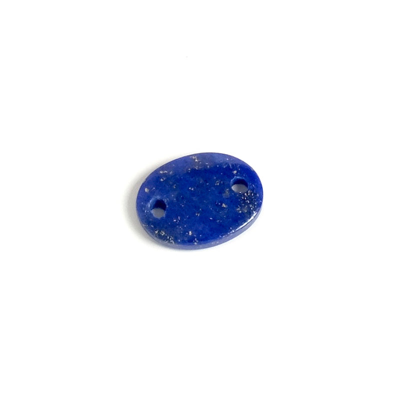 Connecteur Ovale 8x10mm en pierre naturelle Lapis Lazuli