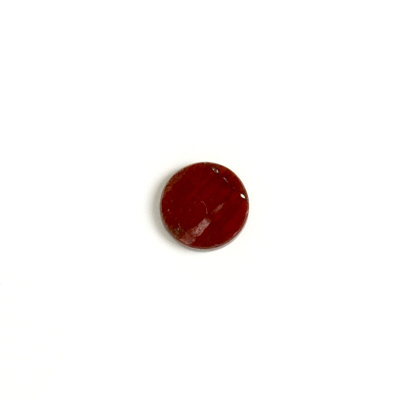 Cabochon pierre naturelle plat 8mm Jaspe rouge
