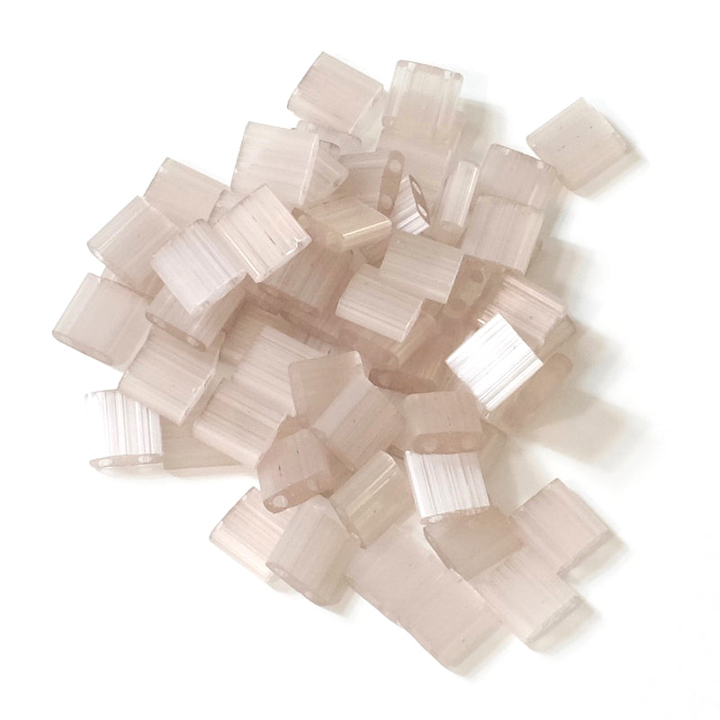 10 grammes de perles Miyuki Tila Beads TL-2553 Silk Pale Light Lilac