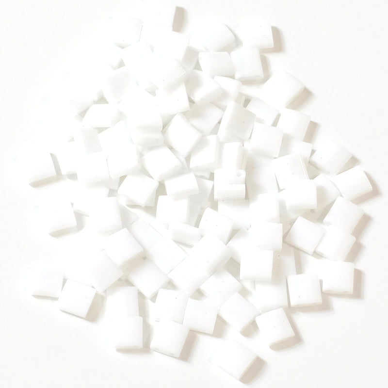 10 grammes de perles Miyuki Tila Beads TL-0402 White Opaque
