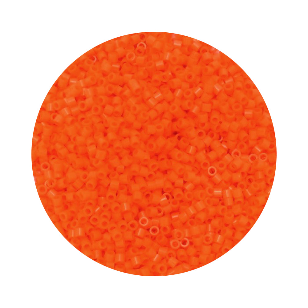 5 grammes de perles Miyuki Délica 15/0 Opaque Orange DBS 0722
