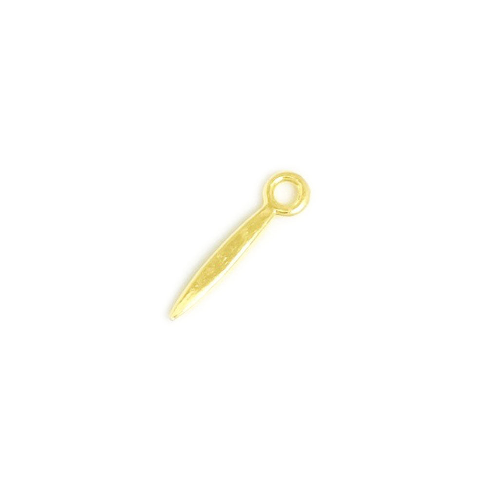 2 Pendentifs Pics en argent massif 925 doré à l'or 24K