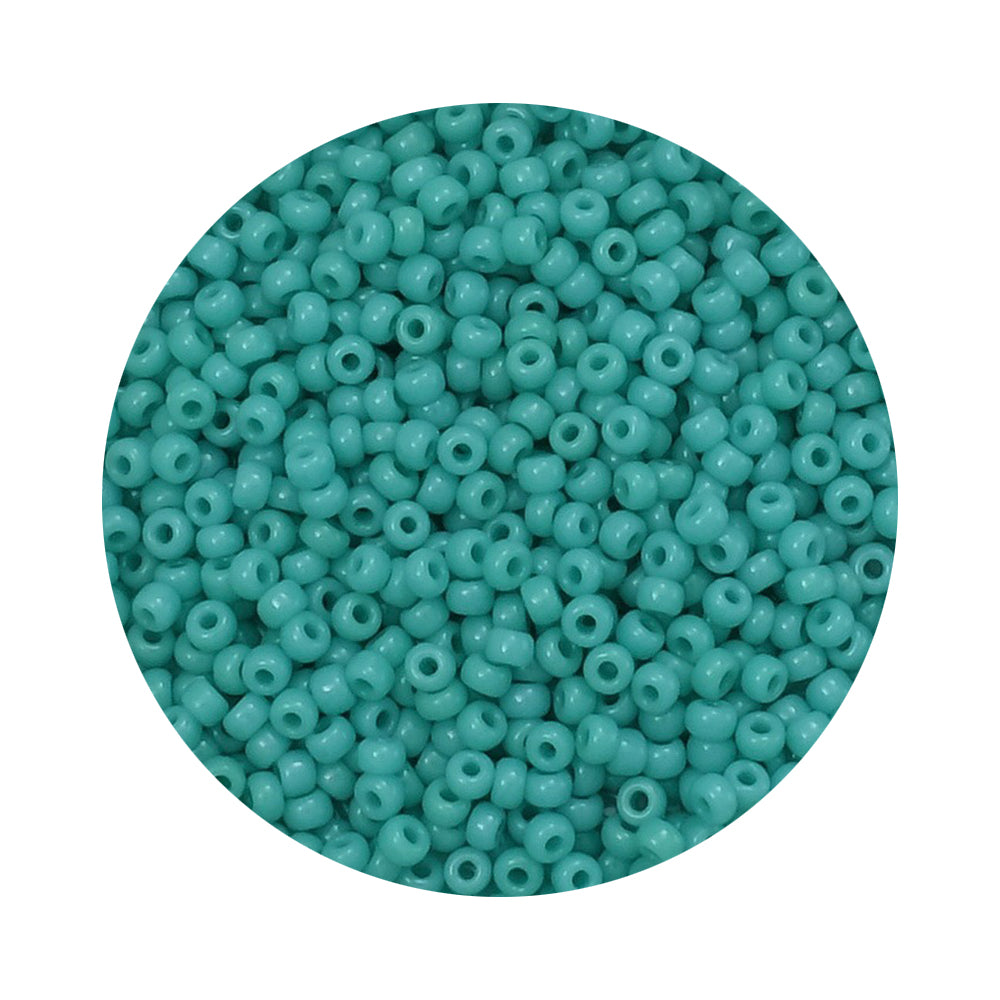 8 grammes de perles Miyuki Rocailles 11/0  Turquoise N°412