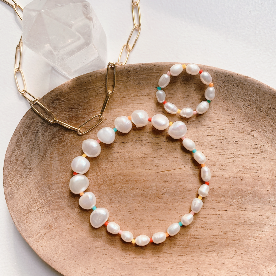 Rainbow Bracelet & Ring